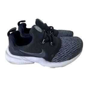 Nike Presto Fly Sneaker Shoes Boys US 10C Black Gray Athletic Lace Up AA3059-001